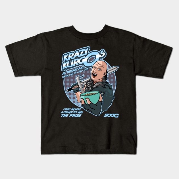 Krazy Kurgo's - Highlander - Kurgan Kids T-Shirt by Duckfieldsketchbook01